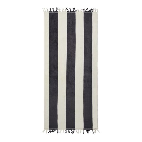VINGA Drap de bain Valmer noir-blanc | sans marquage | non disponible | non disponible | non disponible