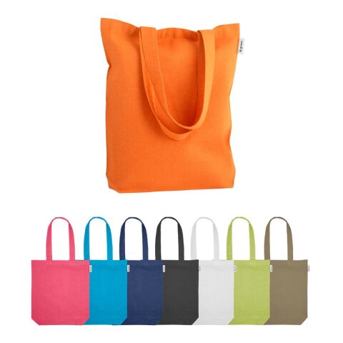 MERIDA. Sac (220 g/m²) en coton (50%), coton recyclé (30%) et polyester (20% rPET) Rose | sans marquage