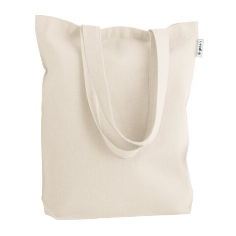 GIRONA. Sac en coton (50%), coton recyclé (30%) et polyester (20% rPET) (220 g/m²) Beige | sans marquage