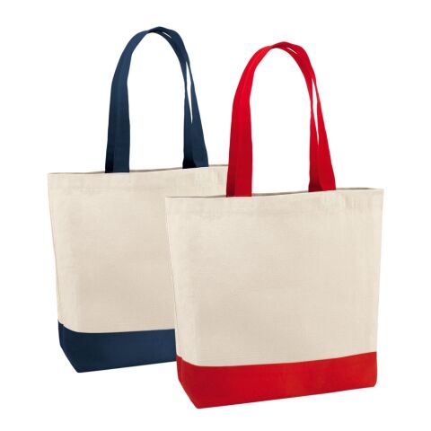 EDMONTON. Sac 100% coton canvas (280 g/m²) Bleu | sans marquage