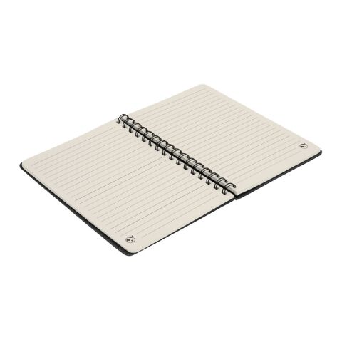 MISHIMA. Cahier A5 avec couverture semi-dure en feutrine recycléee (100% rPET) avec anneaux et pages lignées sans marquage