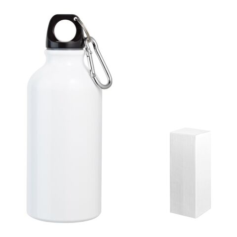 LANDSCAPE SUB. Bouteille de sport à sublimation 400 mL Blanc | sans marquage