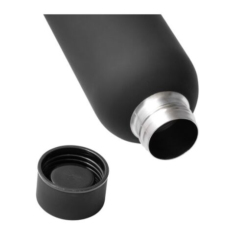 ODIN. Bouteille en acier inoxydable 550 mL Noir | sans marquage