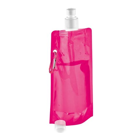 KWILL. Bouteille pliante en PE 460 mL Rose | sans marquage