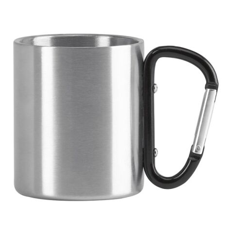 WINGS. Tasse en acier inoxydable 230 ml Noir | sans marquage