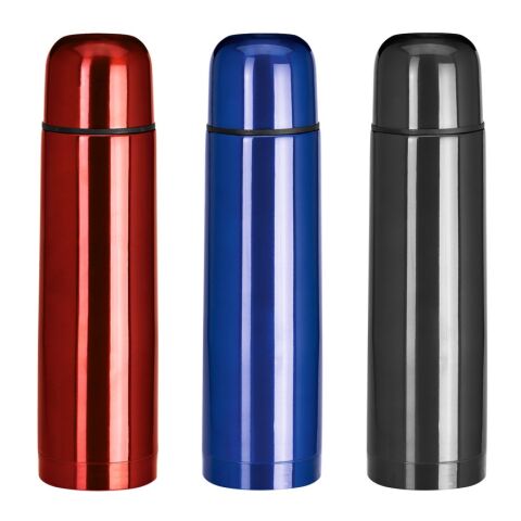 LUKA. Thermos en acier inoxydable 500 mL Noir | sans marquage