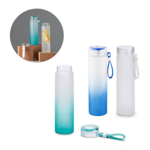 WILLIAMS. Bouteille en verre borosilicate et bouchon en AS 470 mL Blanc | sans marquage