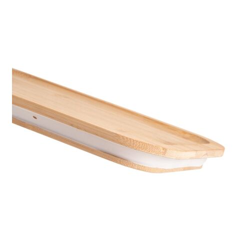 PORTOBELLO. Lunch Box. Boîte hermétique en verre borosilicaté et couvercle en bambou 1000 mL Beige | sans marquage