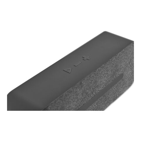 THUNDER. Haut-parleur portable avec microphone gris anthracite | sans marquage