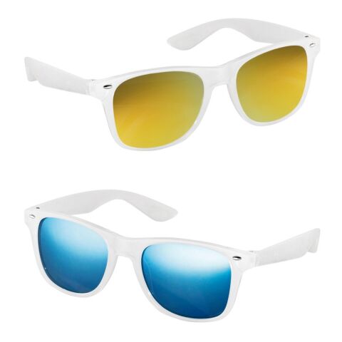 MEKONG. Lunettes de soleil en PC avec monture translucide Bleu | sans marquage