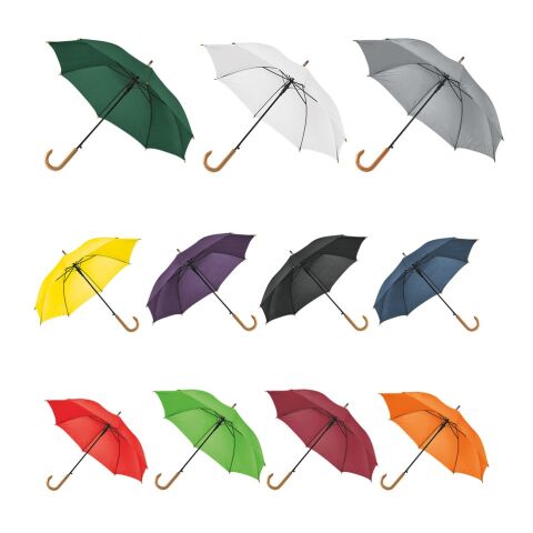 PATTI. Parapluie en polyester 190T avec ouverture automatique Noir | sans marquage