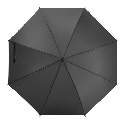 APOLO. Parapluie en polyester recyclé (100% rPET) pongee avec ouverture automatique Noir | sans marquage