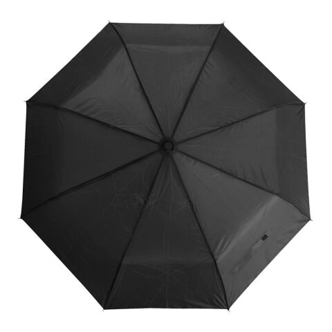 CAMPANELA. Parapluie pliable pongé 190T à ouverture et fermeture automatiques Noir | sans marquage