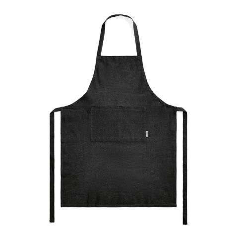 Tablier Rubens en coton recyclé 180 g/m Noir | sans marquage