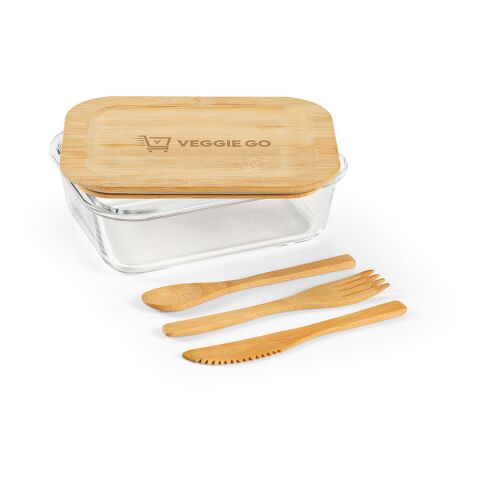 Lunch Box Van Gogh 1000 en verre borosilicate 1090 ml Transparent | sans marquage