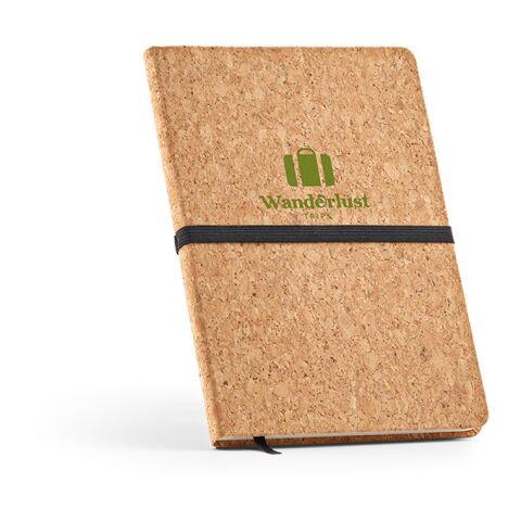 Bloc-notes Goethe A5 Papier recyclé 70 g/m Beige | sans marquage | A5