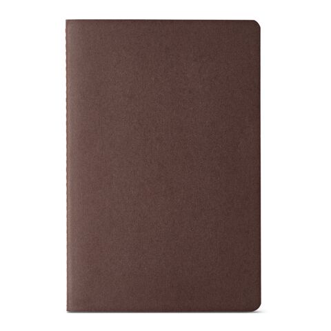 Bloc-notes Bronte A5 Papier recyclé 70 gsm marron | sans marquage