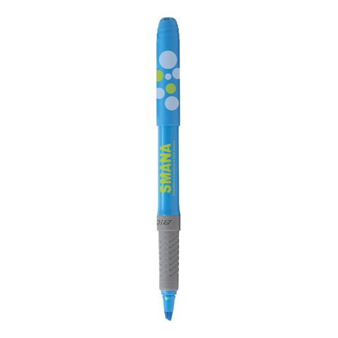 BIC® Brite Liner® Grip Surligneur Bleu ciel | Sérigraphie 1 couleur | Capuchon-arrière clip | 15.00 mm x 25.00 mm