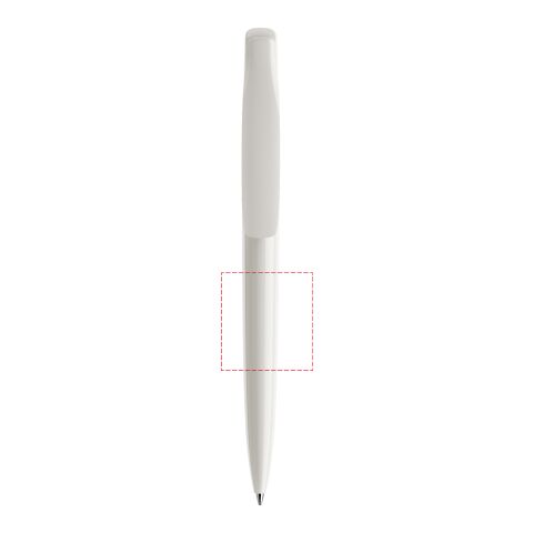 Prodir DS2 stylo à bille à poussoir poli blanc | non disponible | non disponible | sans marquage | Poli