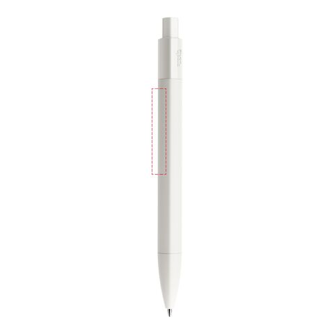 Prodir DS4 stylo à bille à poussoir mat blanc | non disponible | sans marquage | sans marquage