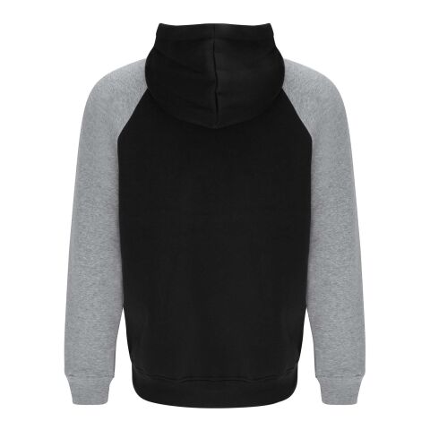 Sweat à capuche Badet bicolore pour enfant Standard | Noir-Gris | 5/6 | sans marquage | non disponible | non disponible | non disponible