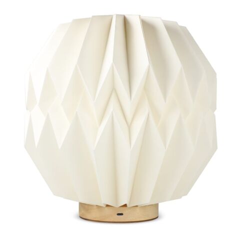 Lampe LED en papier pliable Coollux Luna 25cm, inspirée de l&#039;Origami Nature | sans marquage | non disponible | non disponible