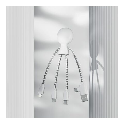 2081 | Xoopar Mr. Bio Charging cable Blanc | sans marquage | non disponible | non disponible | non disponible