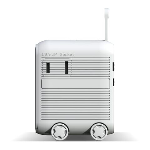 Chariot adaptateur universel GaN Xoopar Luggie pour voyages internationaux Blanc | sans marquage | non disponible | non disponible