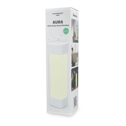 Xoopar Aura Enceinte à bruit blanc en plastique recyclé Blanc | sans marquage | non disponible | non disponible