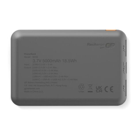 GP B+ Series Powerbank 5000 mAh Noir | sans marquage | non disponible | non disponible