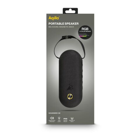 Enceinte Bluetooth Aqiila Soundbird CM 30 W avec éclairage RGB Noir