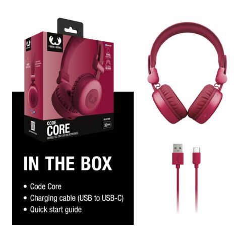 3HP1000 I Fresh 'n Rebel Code Core-Wireless on-ear Headphone Rouge / blanc | sans marquage | non disponible | non disponible