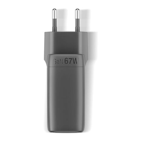 Fresh 'n Rebel chargeur rapide pour ordinateur portable 67 W GaN USB-C et USB-A Gris foncé | sans marquage | non disponible | non disponible