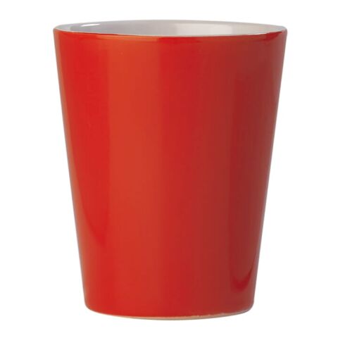 Mug Nice Rouge Brillant 270ml Rouge / blanc | sans marquage | non disponible | non disponible | non disponible