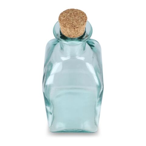 Bouteille en verre recyclé InSideOut Square ReuuZ avec bouchon en liège 1 L Transparent | sans marquage | non disponible | non disponible