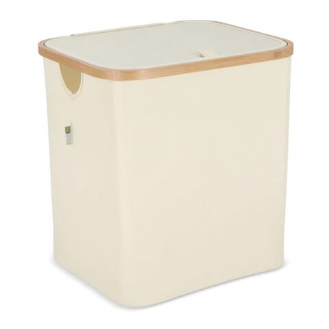 Panier pliant InSideOut avec couvercle Sogne 40.5 x 33 x 42cm Ecru | sans marquage | non disponible | non disponible