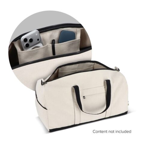 Sac de voyage/sport InSideOut Reuuz Canvas 28 x 56 x 28 cm Beige-Noir