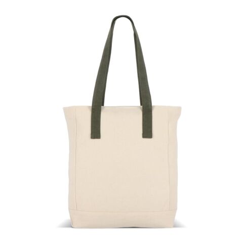 Sac carrier Canvas InSideOut Reuuz 33 x 42 x 10 cm Ecru-Vert olive | sans marquage | non disponible | non disponible