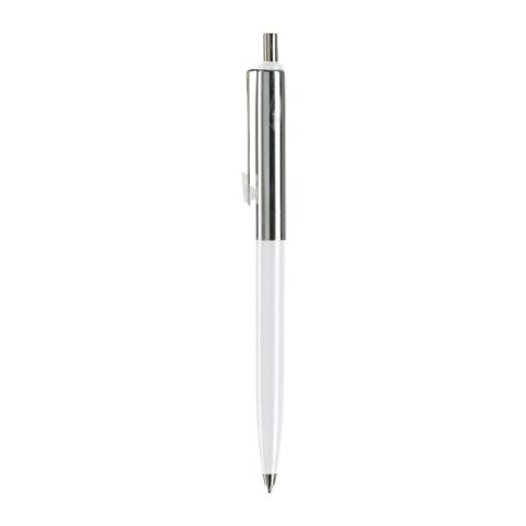 Stylo Topper Blanc | Sérigraphie 3 couleur | dans le prolongement du clip | 37 mm x 25 mm | non disponible