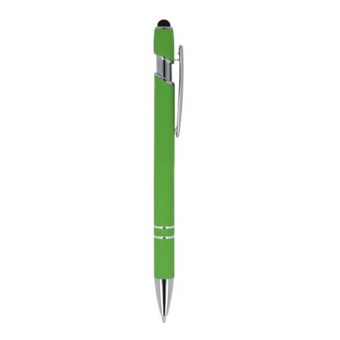 Paris soft touch, encre bleue R-AL Vert clair | Gravure | dans le prolongement du clip | 35 mm x 8 mm | non disponible