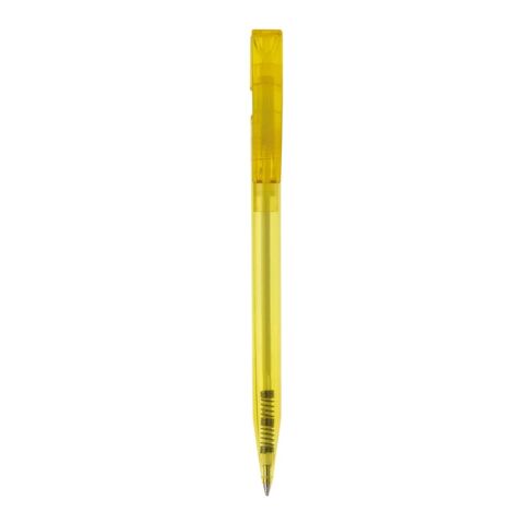 Stylo Nash Transparent Jaune-Jaune | Tampographie 1 couleur | sur le clip | 30 mm x 5 mm | non disponible