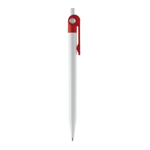 Stylo Futurepoint Opaque Blanc-Rouge / blanc | Sérigraphie 1 couleur | dans le prolongement du clip | 50 mm x 25 mm | non disponible