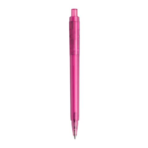 Stylo Baron '03 Happy givré Rose foncé-Rose foncé | Sérigraphie 1 couleur | à 270 degrés du clip | 45 mm x 25 mm | non disponible