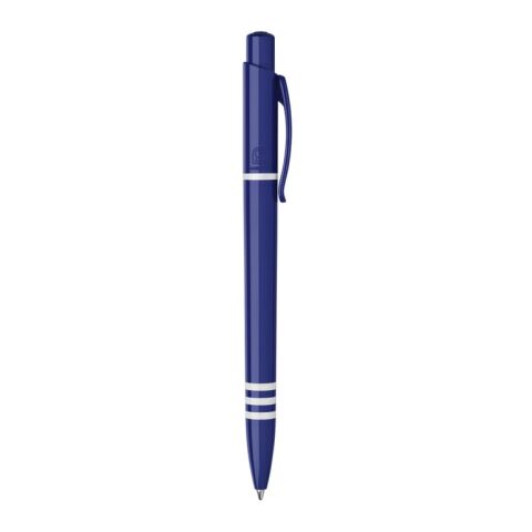 Stylo Tropic Colour opaque Bleu foncé | Sérigraphie 1 couleur | dans le prolongement du clip | 40 mm x 25 mm | non disponible