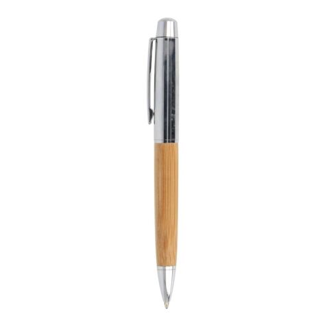 Stylo-bille en métal bambou dans un tube Nature