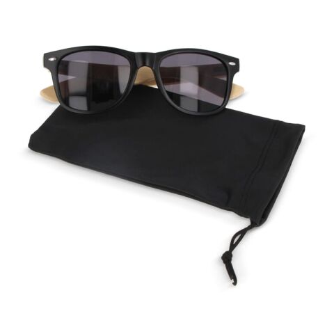 Étui RPET pour lunettes de soleil Noir | sans marquage | non disponible | non disponible | non disponible
