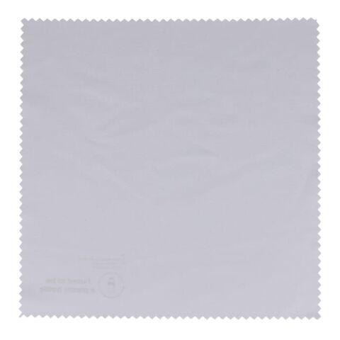 Chiffon de nettoyage en microfibre R-PET 15 x 15cm Blanc | sans marquage | non disponible | non disponible | non disponible