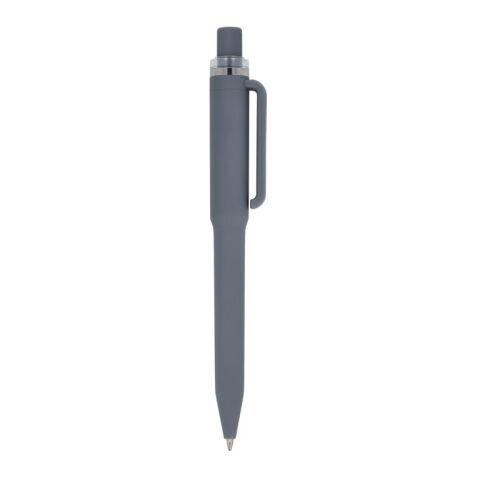 Stylo Ozzy soft touch Gris | Impression Numérique 3D | à 90 degrés du clip | 42 mm x 8 mm