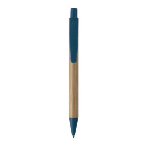 &nbsp;Stylo bille en bambou et paille de blé Bleu / Blanc | sans marquage | non disponible | non disponible | non disponible