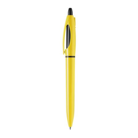 Stylo S! Extra opaque Jaune-Noir | Sérigraphie 1 couleur | à 270 degrés du clip | 40 mm x 25 mm | non disponible